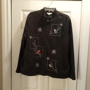 Ladies XL Vintage Northern Reflection sweater jacket